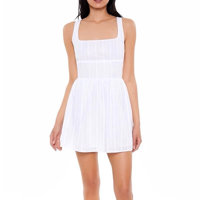 Nwt Crochet Mini Tank Dress Xl